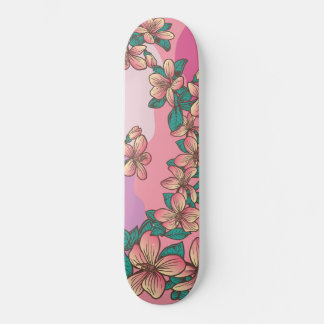 Skate Flores havaianas de Hibiscus Rosa