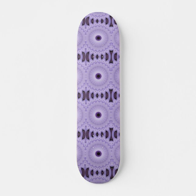 Skate Flores Roxas (Frente)