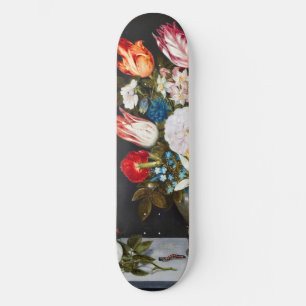 Skate Flores Vintage em um Vidro por Ambrosius Bosschaer