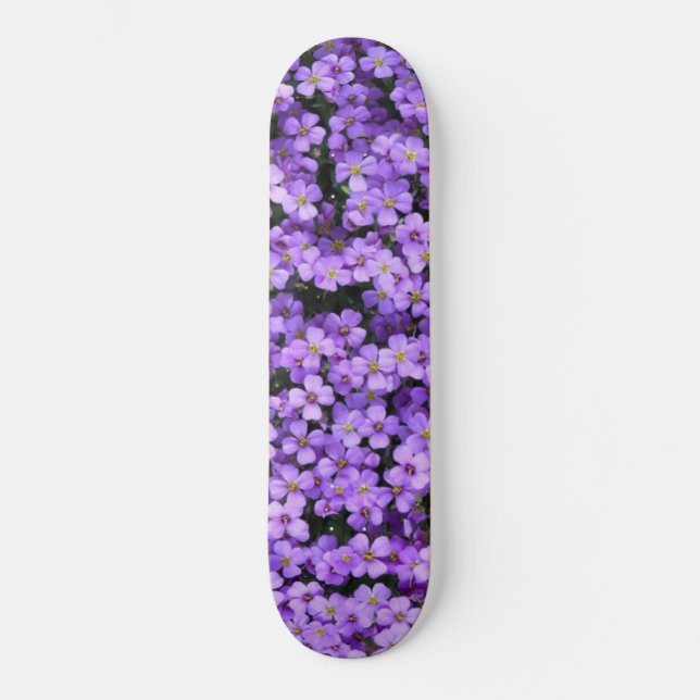 Skate Flores Violetas - Primavera (Frente)