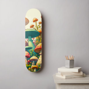 Skate Floresta de Fantasia Mushroom