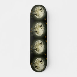 Skate Floresta de Halloween, Morcegos, Paisagem