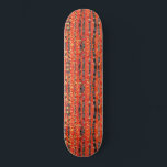Skate Floresta de Pássaros Vermelho<br><div class="desc">Uma pintura de abstrato em vermelho de uma floresta de aspen ou de pássaros em vermelho,  laranja e amarelo. Arte original de Nic Squirrell.</div>