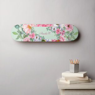Skate Florestas De Jardim De Verão Elegantes Com Nome