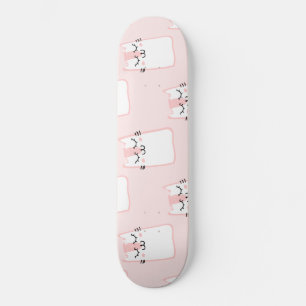 Skate Fluffy Kawaii Strawberry Marshmallow Gatinhos
