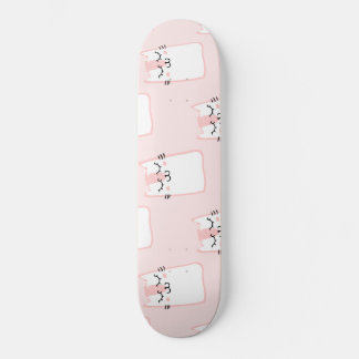 Skate Fluffy Kawaii Strawberry Marshmallow Gatinhos