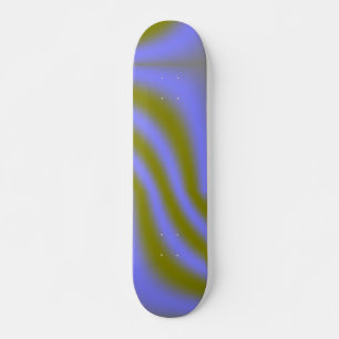 Skate fluorescente das nuvens