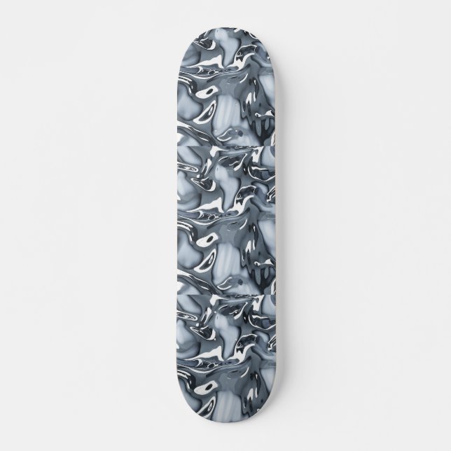 Skate Fluxo Metálico Cromo (Frente)
