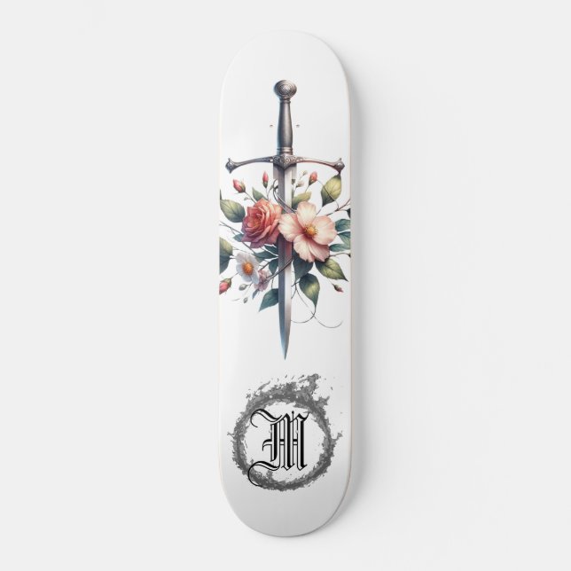 Skate *~* Fogo AP88 Espada Floral Medieval (Frente)