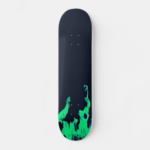 Skate Fogo Verde - Feuer Grünes - Chama Flame