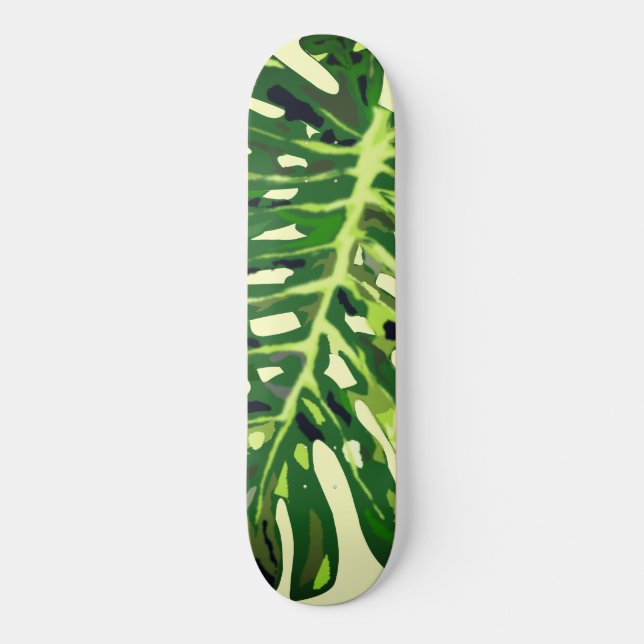Skate Folha de Monstera Tropical - (Frente)