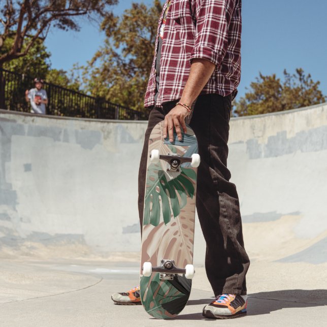 Skate Folhas da Selva Tropical Monstera 2 (Ao ar livre 2)