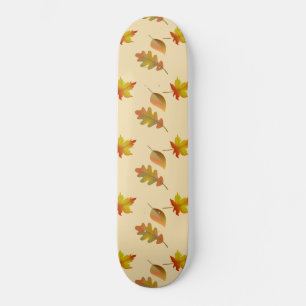 Skate Folhas de carvalho de carvalho