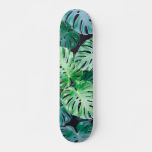 Skate Folhas de Monstera Tropicais