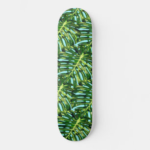Skate Folhas de Monstera Tropicais - Viagem da Natureza