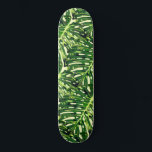 Skate Folhas de Monstera Tropicais - Viagem Verde<br><div class="desc">Folhas de Monstera Tropicais</div>