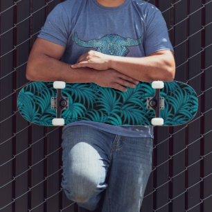 Skate Folhas de Palma Tropicais