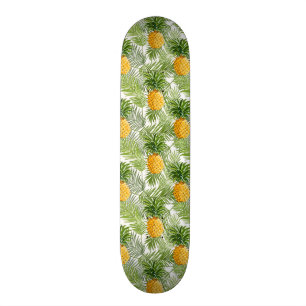 Skate Folhas de palmeira & abacaxis tropicais