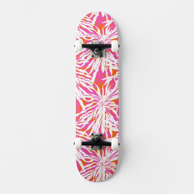 Skate Folhas de palmeira tropicais (Frente)
