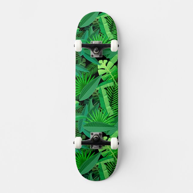 Skate Folhas de palmeiras tropicais (Frente)