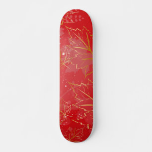 Skate Folhas Douradas 6