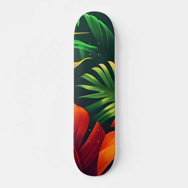 SKATE FOLHAS VERDES DA NATUREZA JARDIM (Frente)