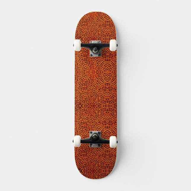 Skate Folheto de Textura do Leopardo (Frente)