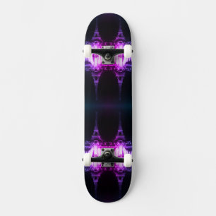 Skate Fontains da Torre Eiffel de Paris Vintage Skateboa