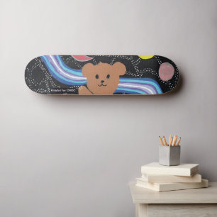 Skate Fora deste mundo - Arte infantil para COC