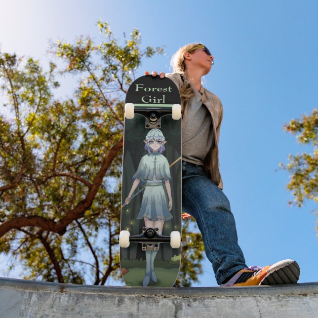 Skate Forest Girl Anime, gameart (Ao ar livre 1)