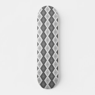 Skate Formas de diamante de cinza