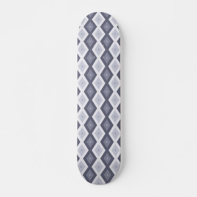 Skate Formas de diamante de cinza azul (Frente)