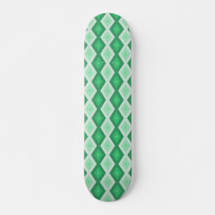Skate Formas de diamante verde