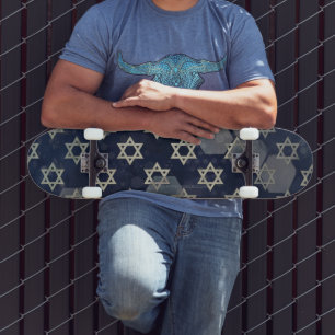 Skate Forte vibe de Hanukkah de SlipperyJoe estrela de D
