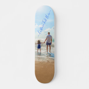 Skate Foto e texto personalizados - seu próprio Design -