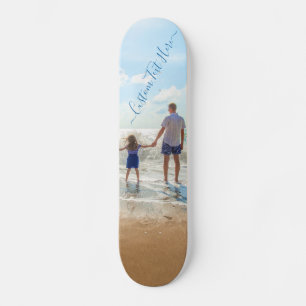 Skate Foto e texto personalizados - seu próprio Design 