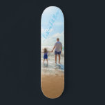 Skate Foto e texto personalizados - seu próprio Design -<br><div class="desc">Foto e texto personalizados - Design único - Família personalizada/amigos ou presente pessoal - Adicione seu texto e foto - Redimensionar e mover elementos com a ferramenta de personalização!</div>