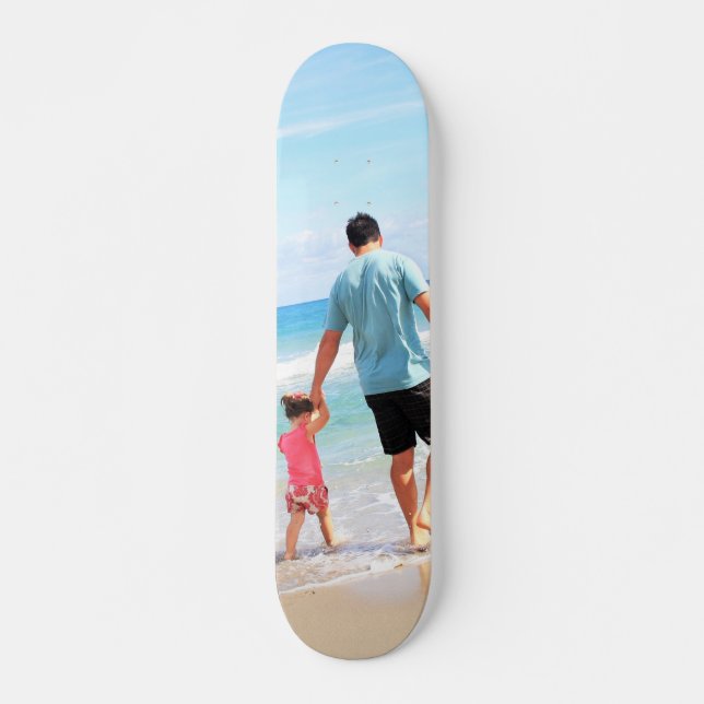 Skate Foto personalizada - Design único - melhor PAI (Frente)