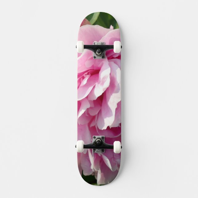 Skate Foto rosa de Peony caseiro caseiro caseiro floral (Frente)