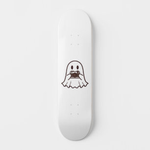Skate Fotógrafo Fantasma de Halloween Fofo