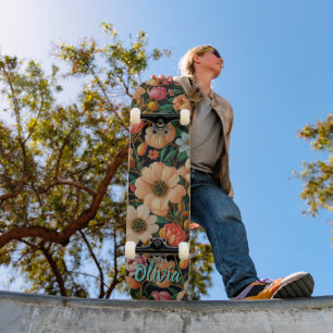 Skate Fotos de flores laranja retrô tulipas amarelas cri