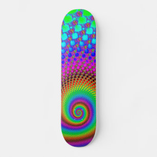 Skate Fractal Espiral abstrato