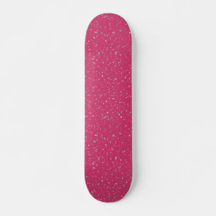 Skate Framboesa Rosa Espetada Pintada Pintada Pintada