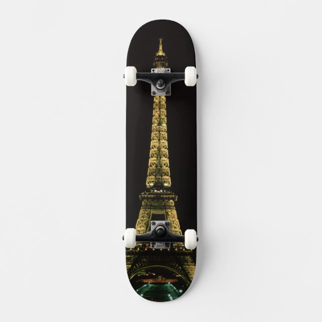 Skate França, Paris. Torre Eiffel à noite com (Frente)