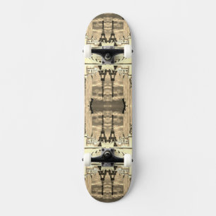 Skate França vintage Paris torre Eiffel palácio Chaillot