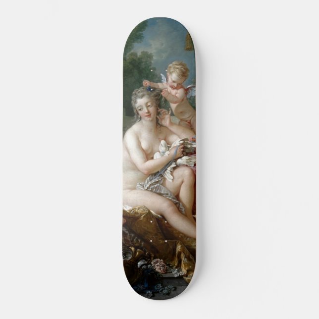 Skate François Boucher O Banheiro de Venus rokoko art (Frente)