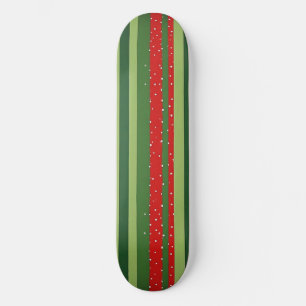 Skate Fundo com Padrão Listrado Vibrante