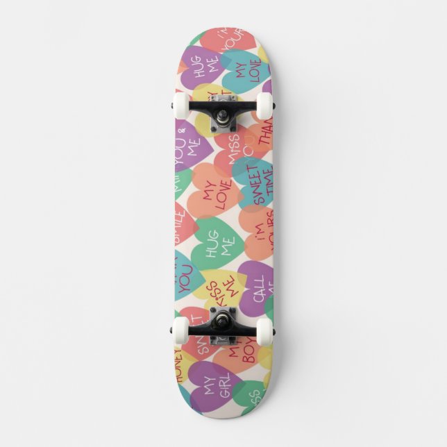 Skate Fundo da forma do amor (Frente)