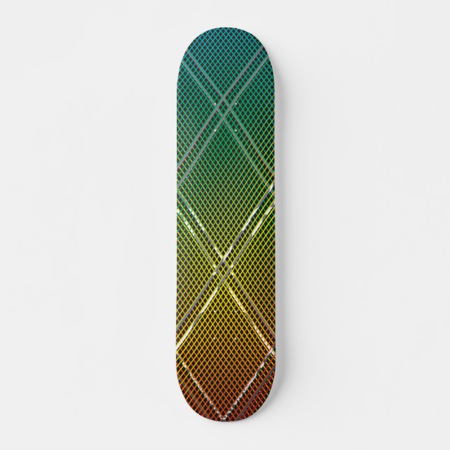Skate Fundo de faixas diagonais 11 (Frente)