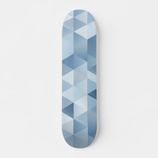 Skate Fundo de triângulos em azul e cinzas